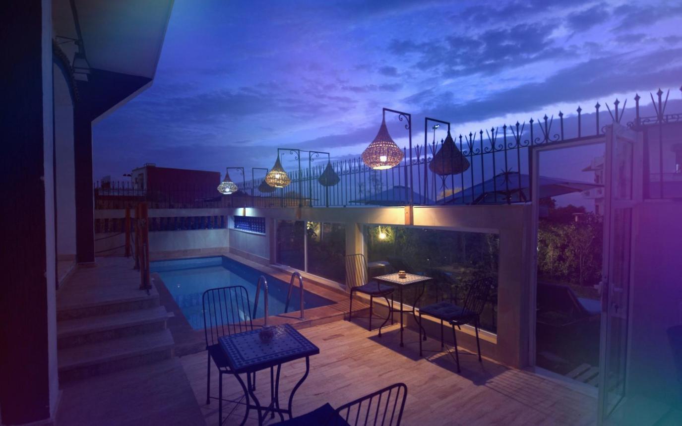 Blue Wave Lodge Agadir n'Ait Sa Extérieur photo